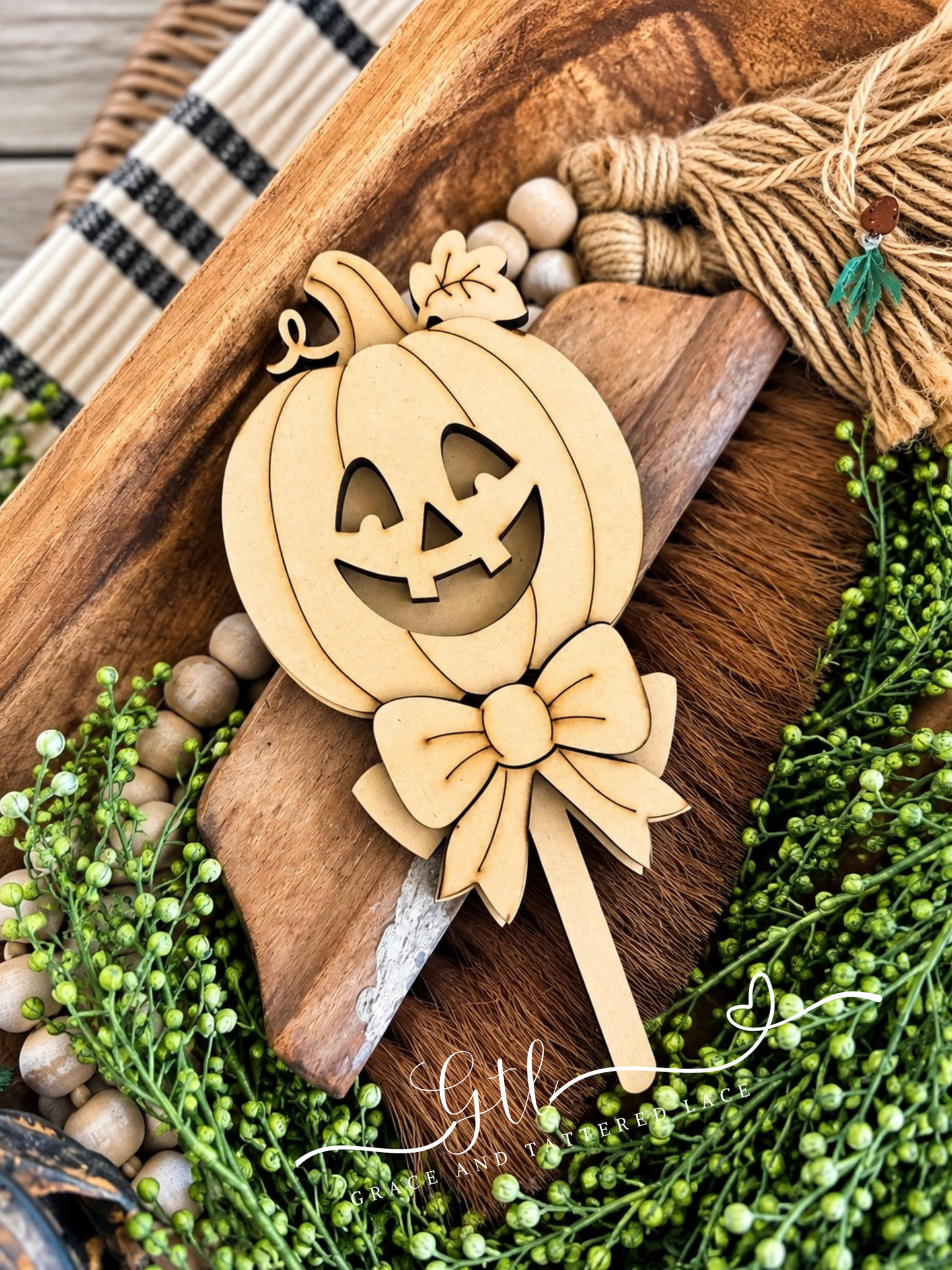 Wonky Jack-o-lantern Lollipop 761