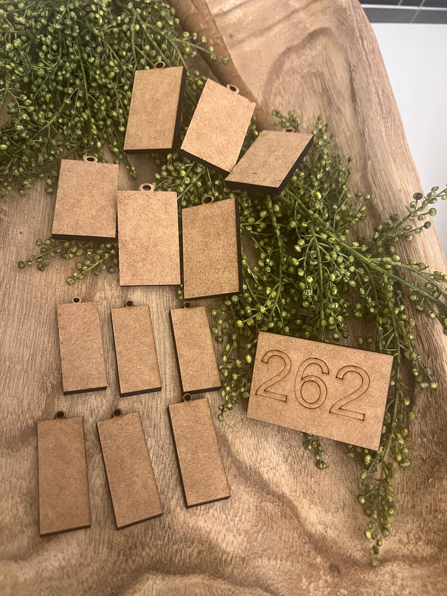 Wooden Tag Embellishment Kit #262
