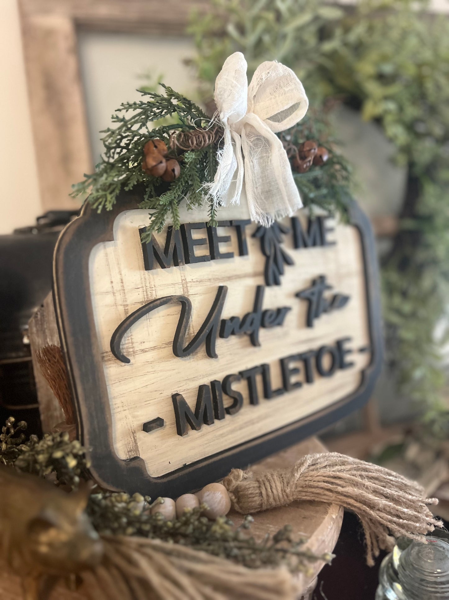 Meet Me Under the Mistletoe DIY Shelf Sitter #283