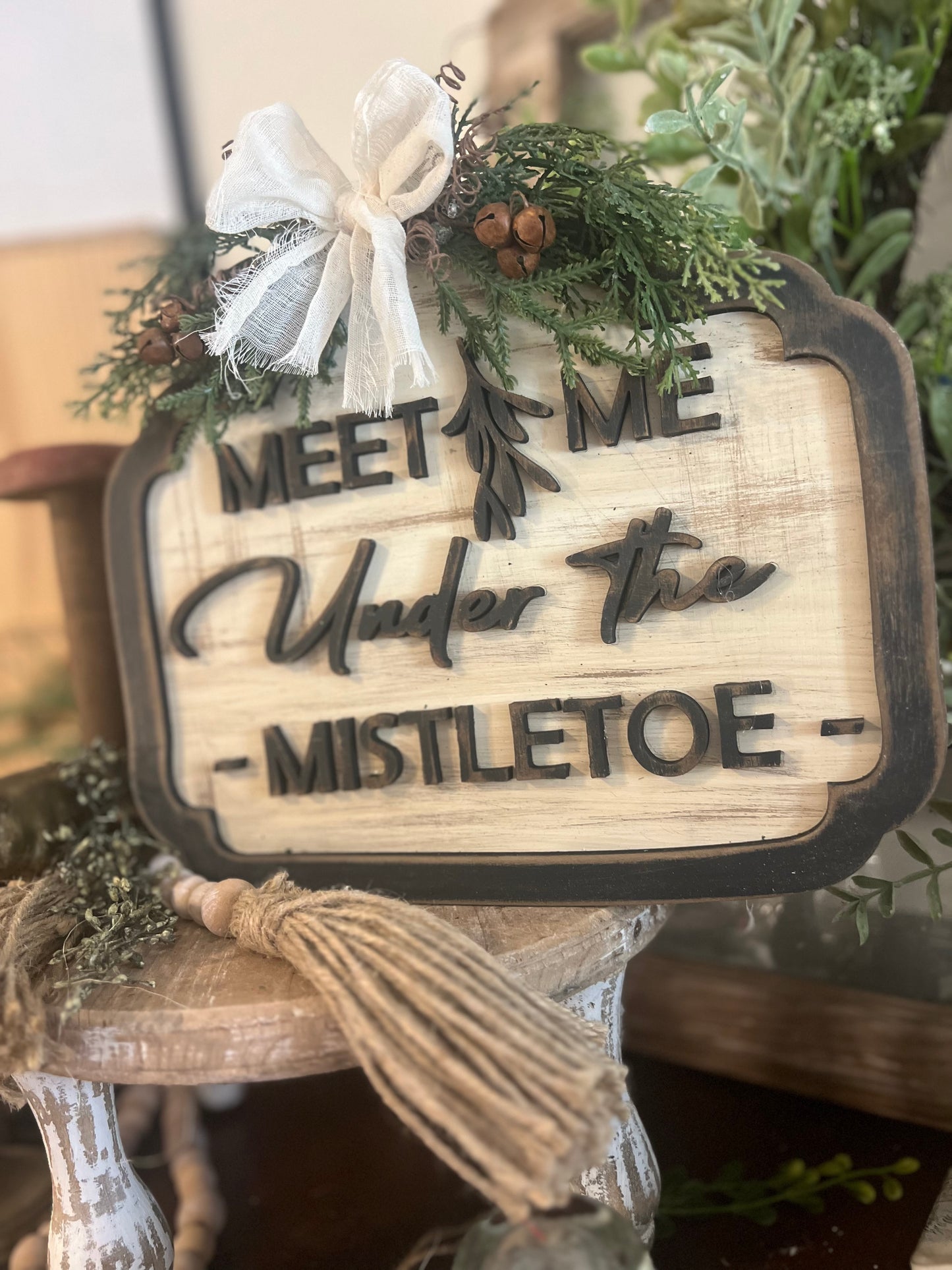 Meet Me Under the Mistletoe DIY Shelf Sitter #283