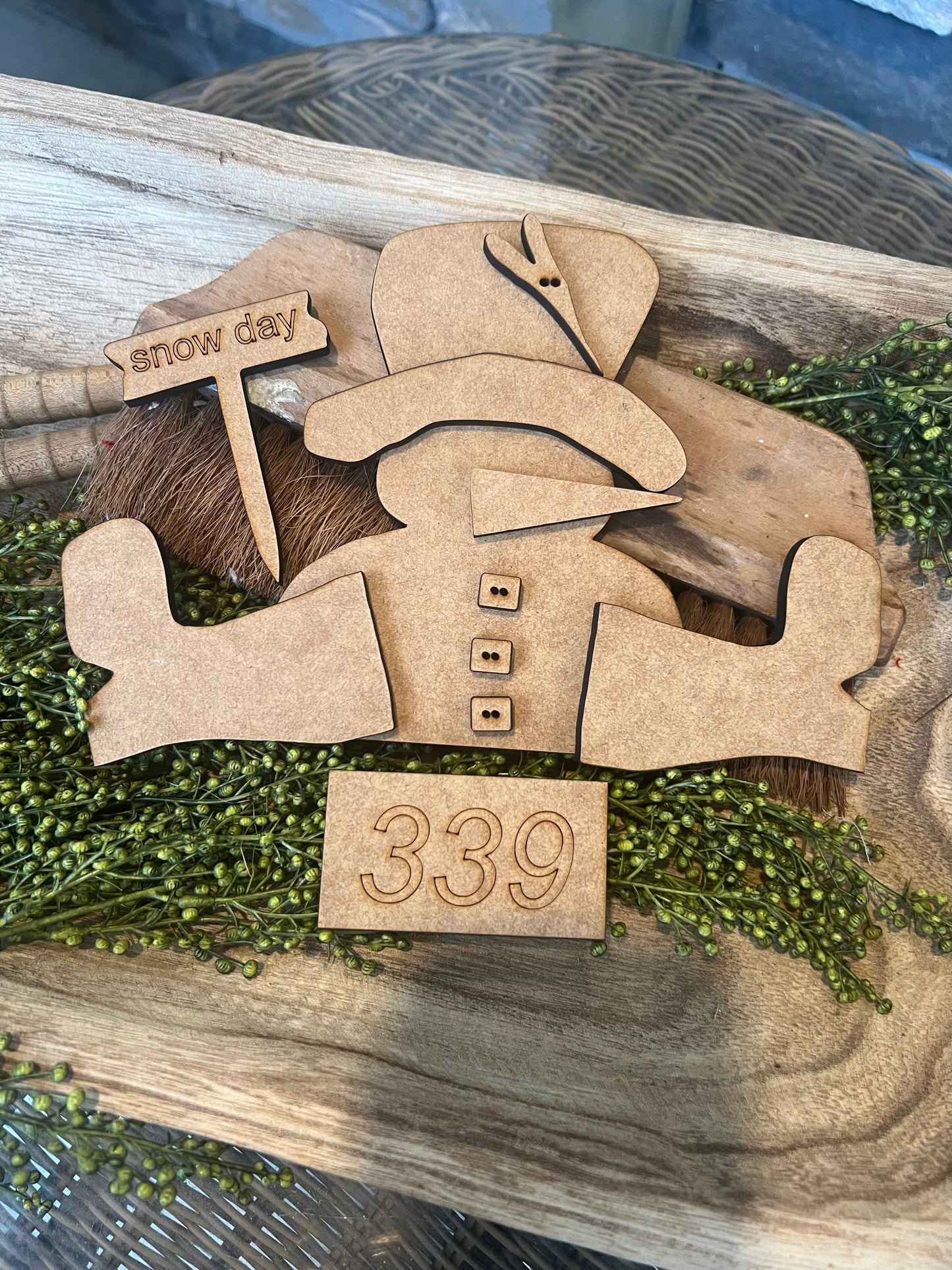 Wonky Snowman with Boots #339