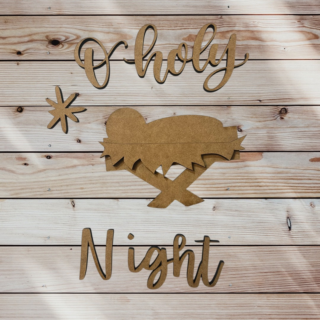 O Holy Night Manger PARTS only Set
