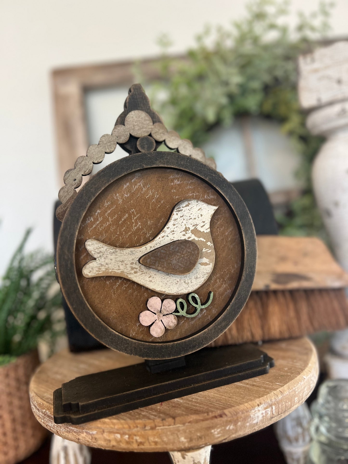 Bird- A Interchangeable Insert ONLY-(Tabletop Spindle Frame)