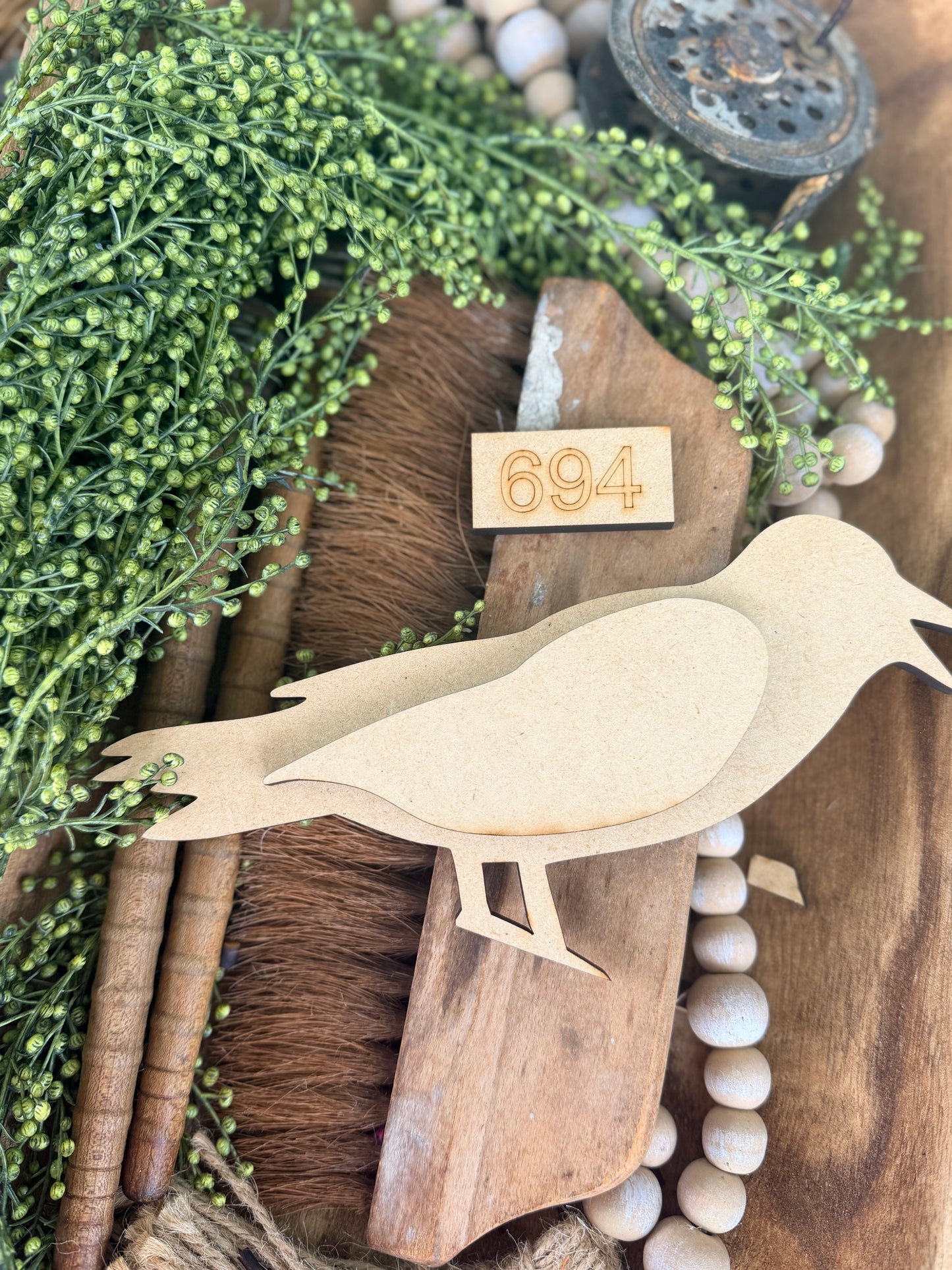 Wonky Rustic Crow Attachment 694