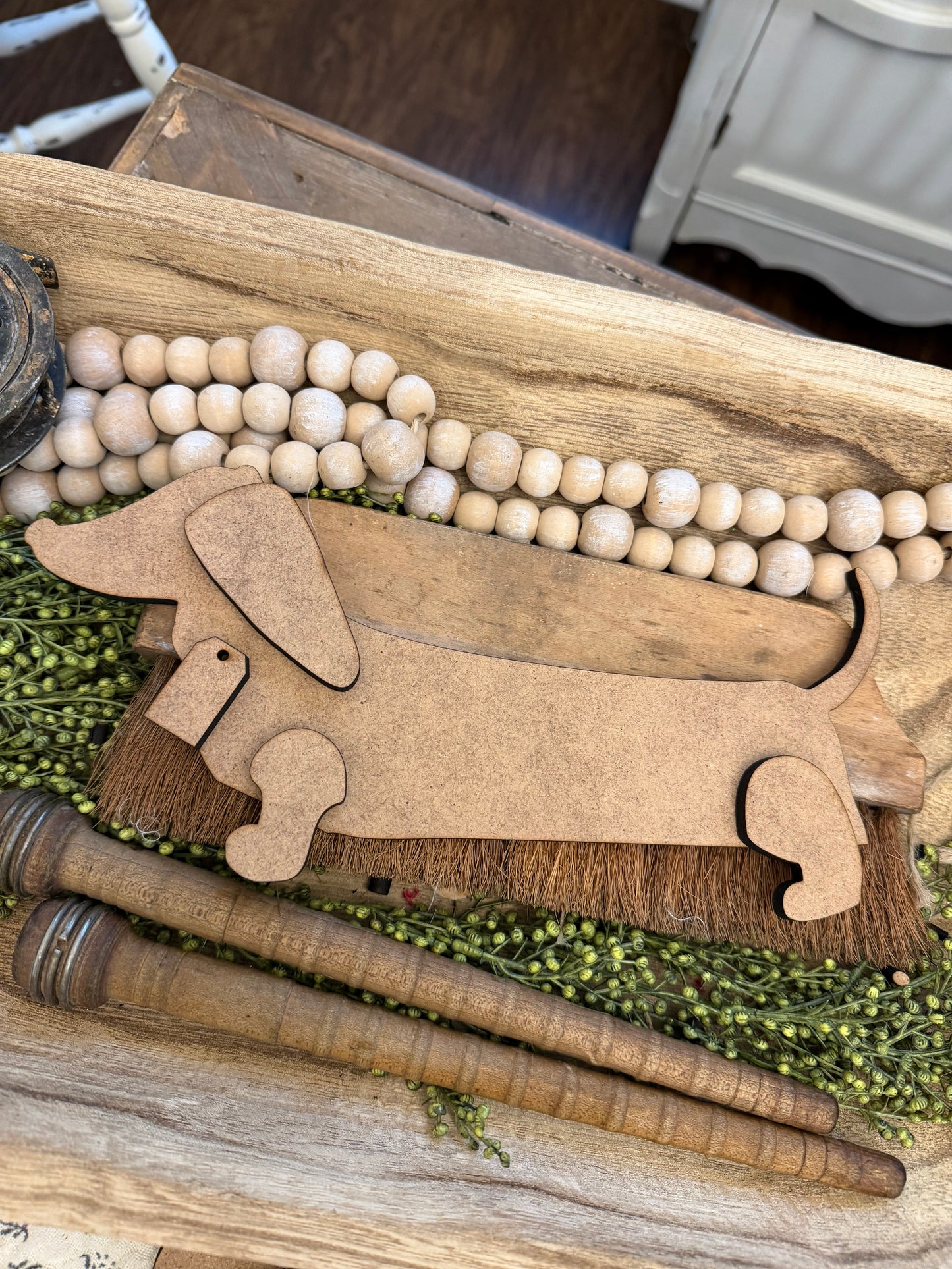 Wonky Chunky Dachshund ATTACHMENT for the Pull Toy #534B