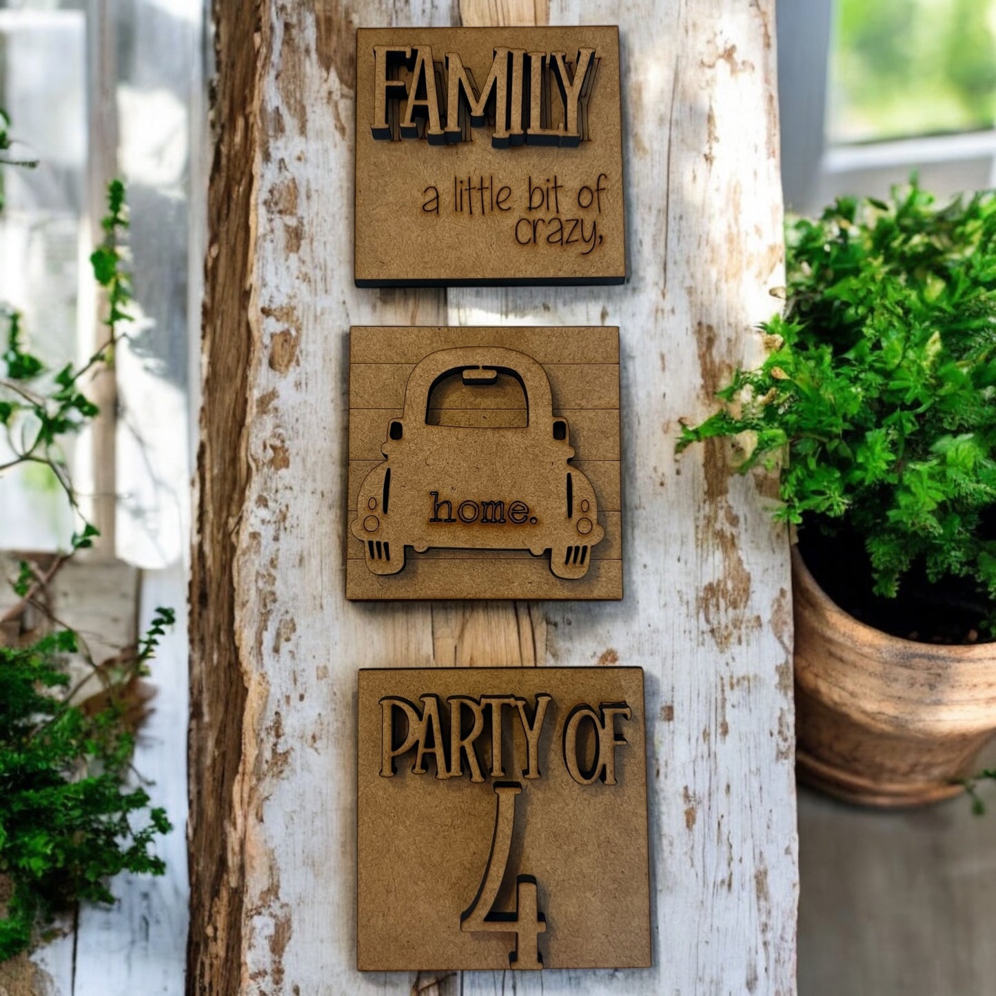 Interchangeable Ladder Inserts- Family/Party Of