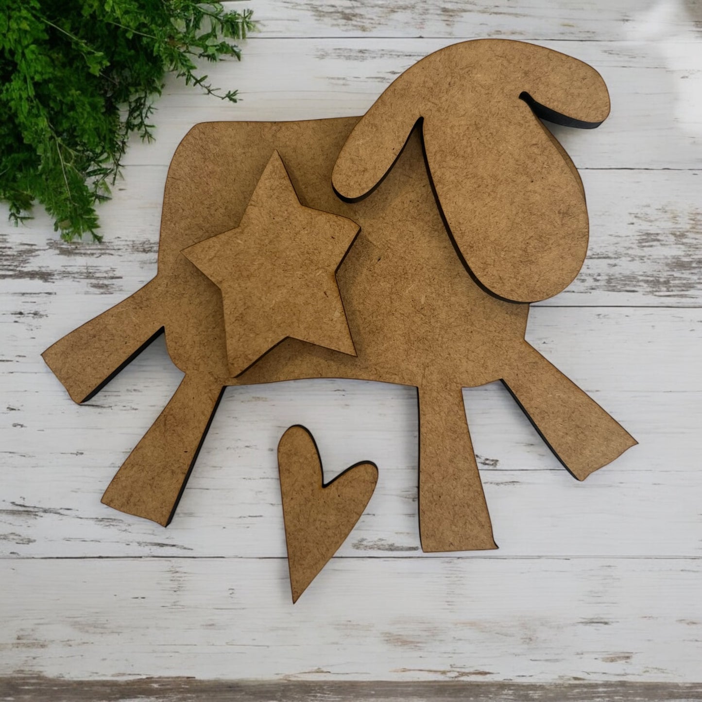 Wonky Sheep WITHOUT Cow Tag