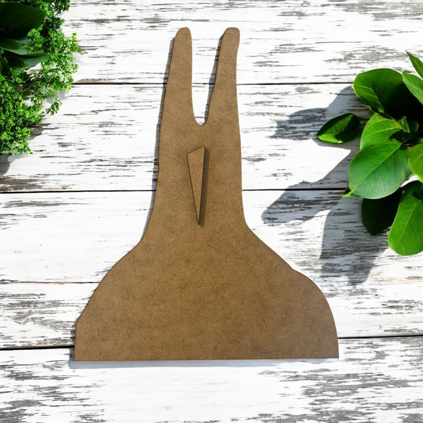 Primitive Bunny with Vintage Board