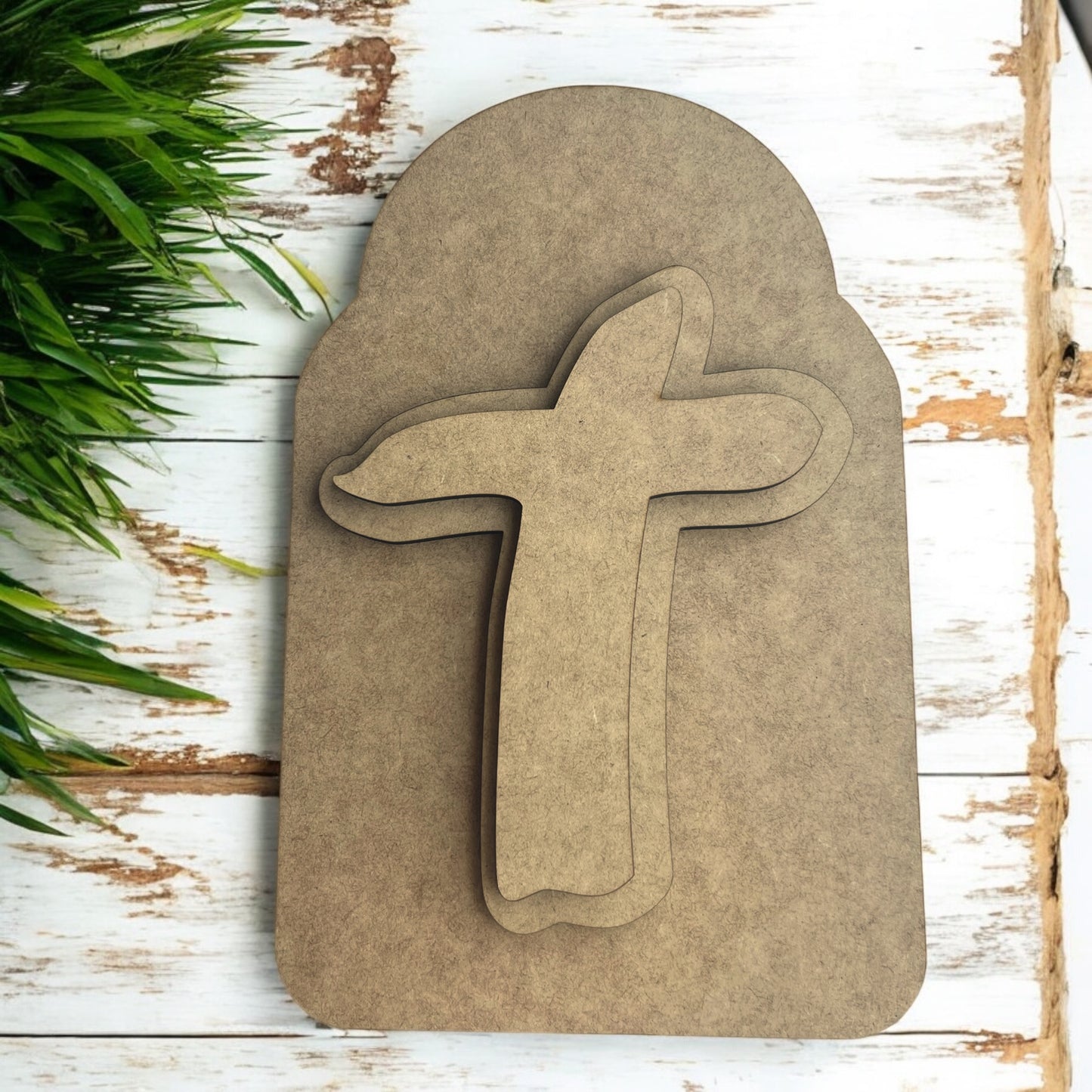 Wonky Cross w/Vintage Board