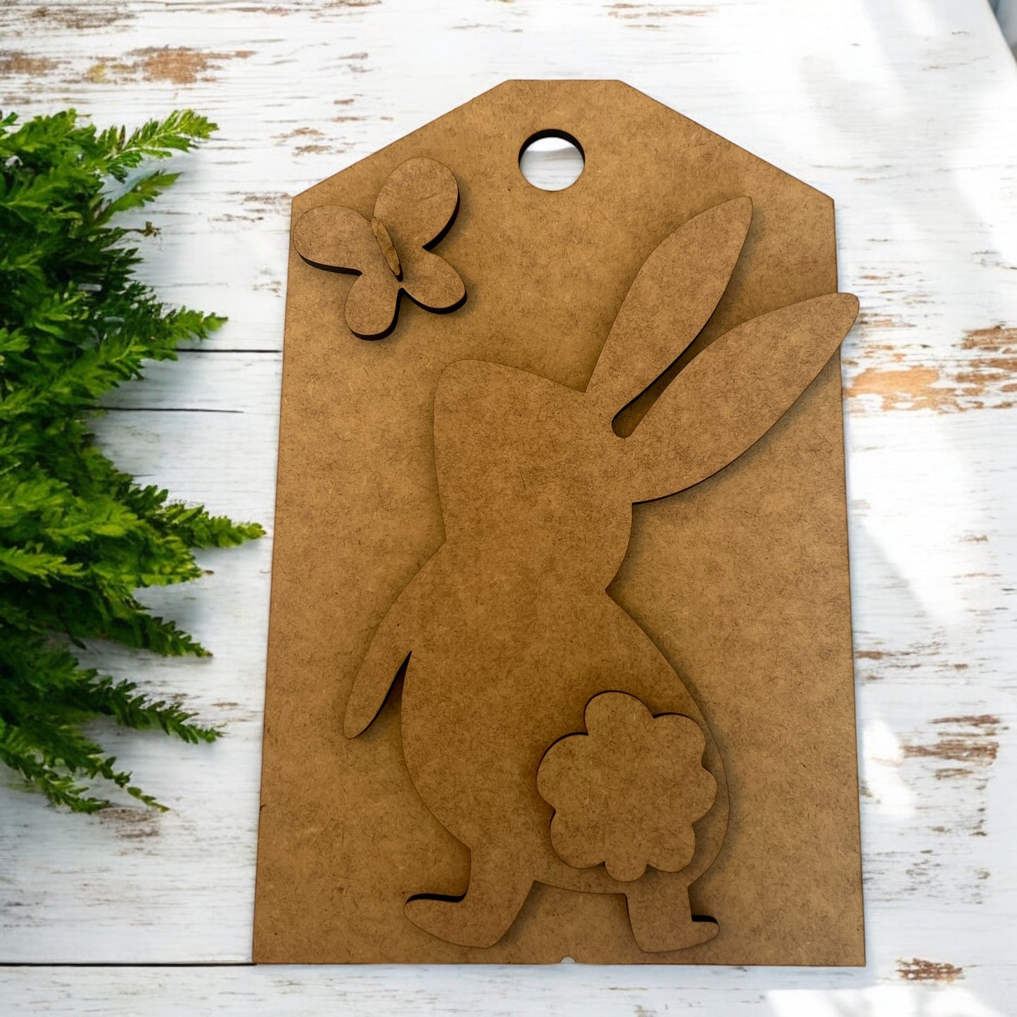 Butterfly Bunny w/ Tag-Large