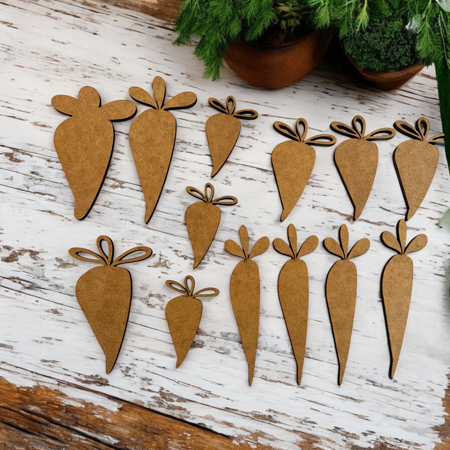Wonky Carrot Embellishment Kit