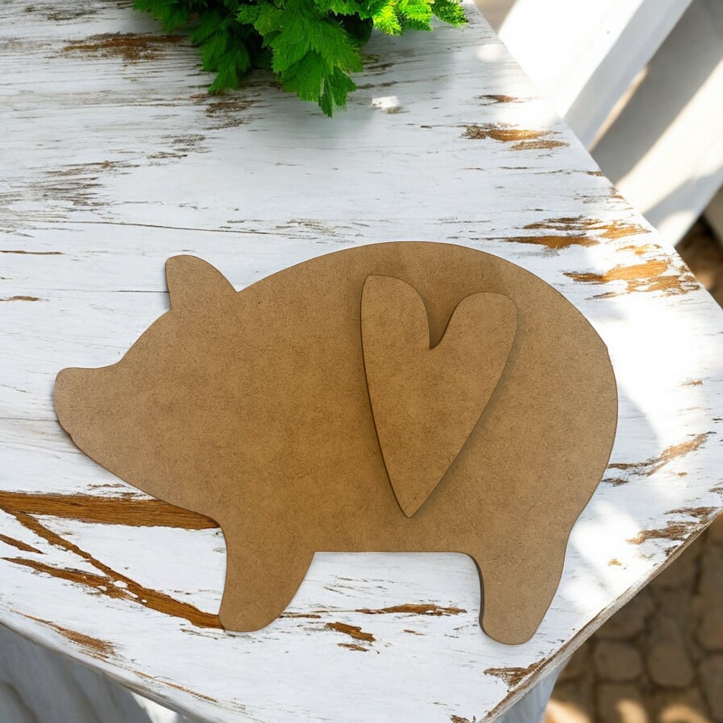 Pig with Star and Heart