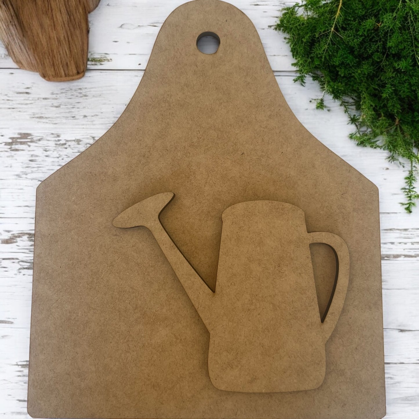 Cow Tag with Tall Watering Can