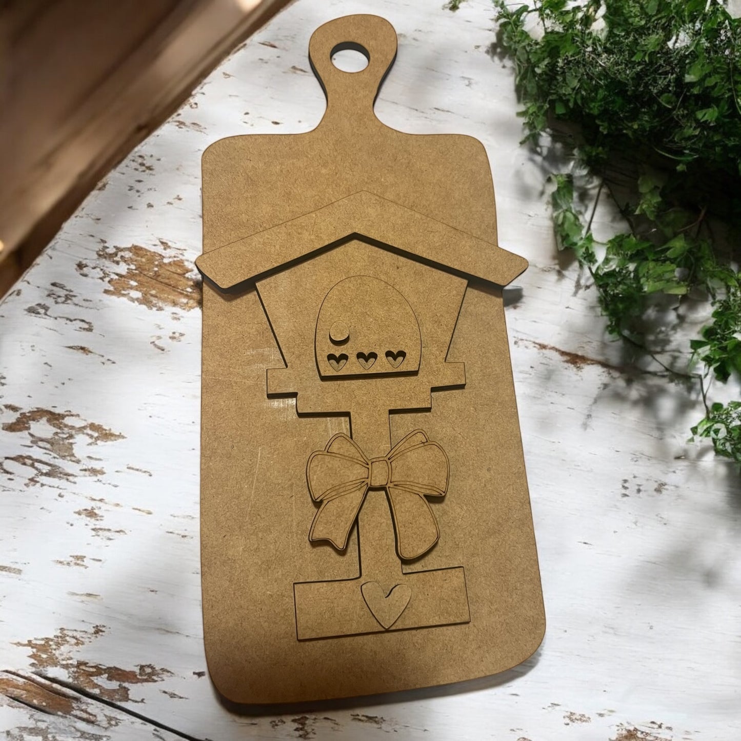 Tall Birdhouse WITH Bread Board