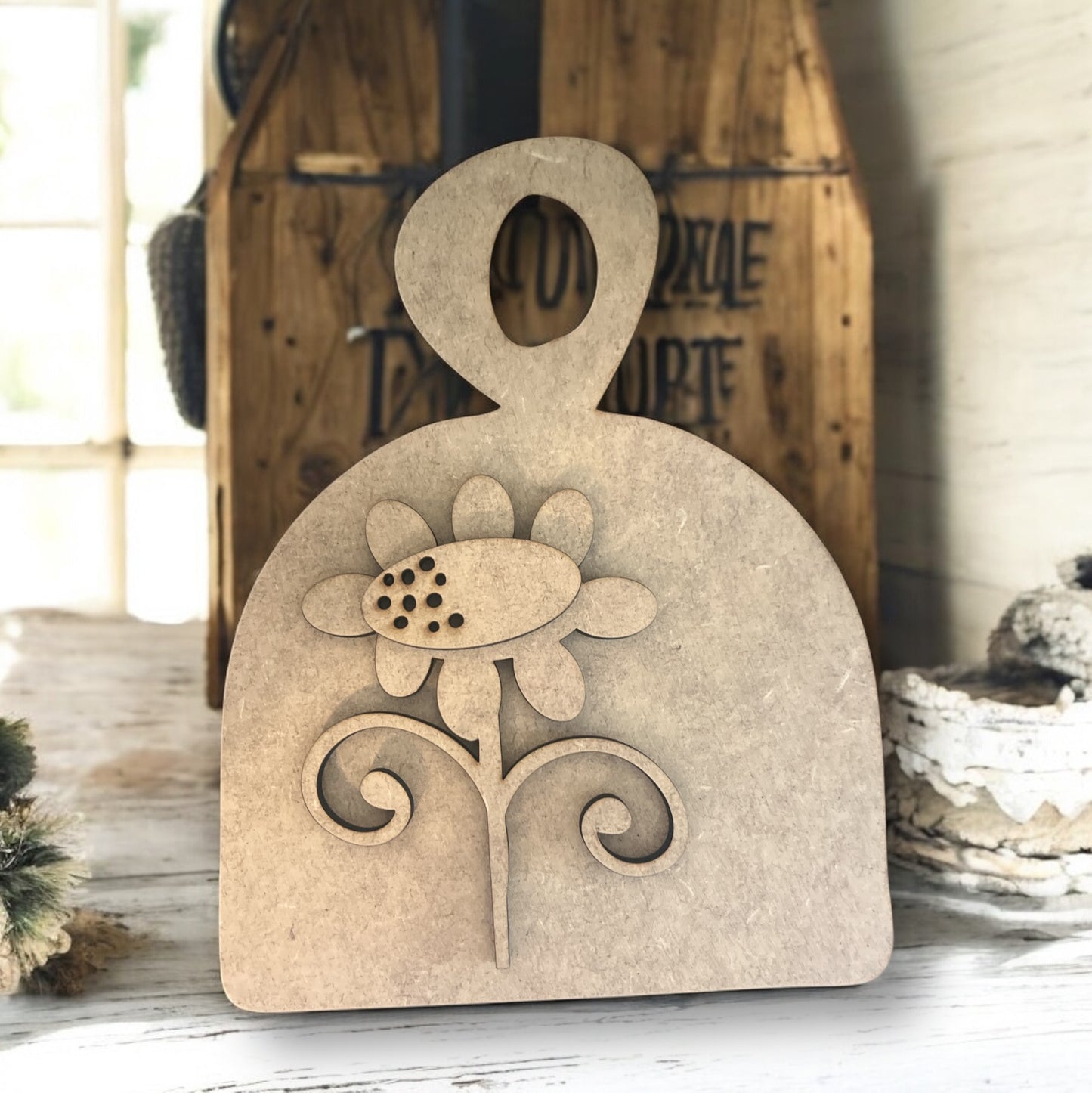 Sunflower Bread Board- B