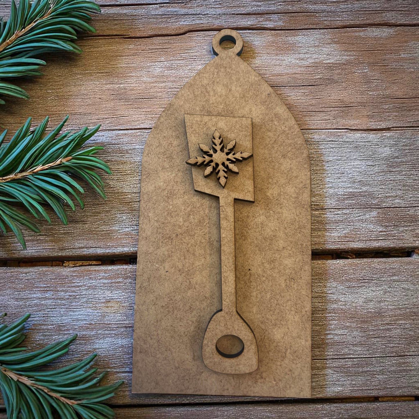 Rustic Shovel Ornament Tag (Item #203)