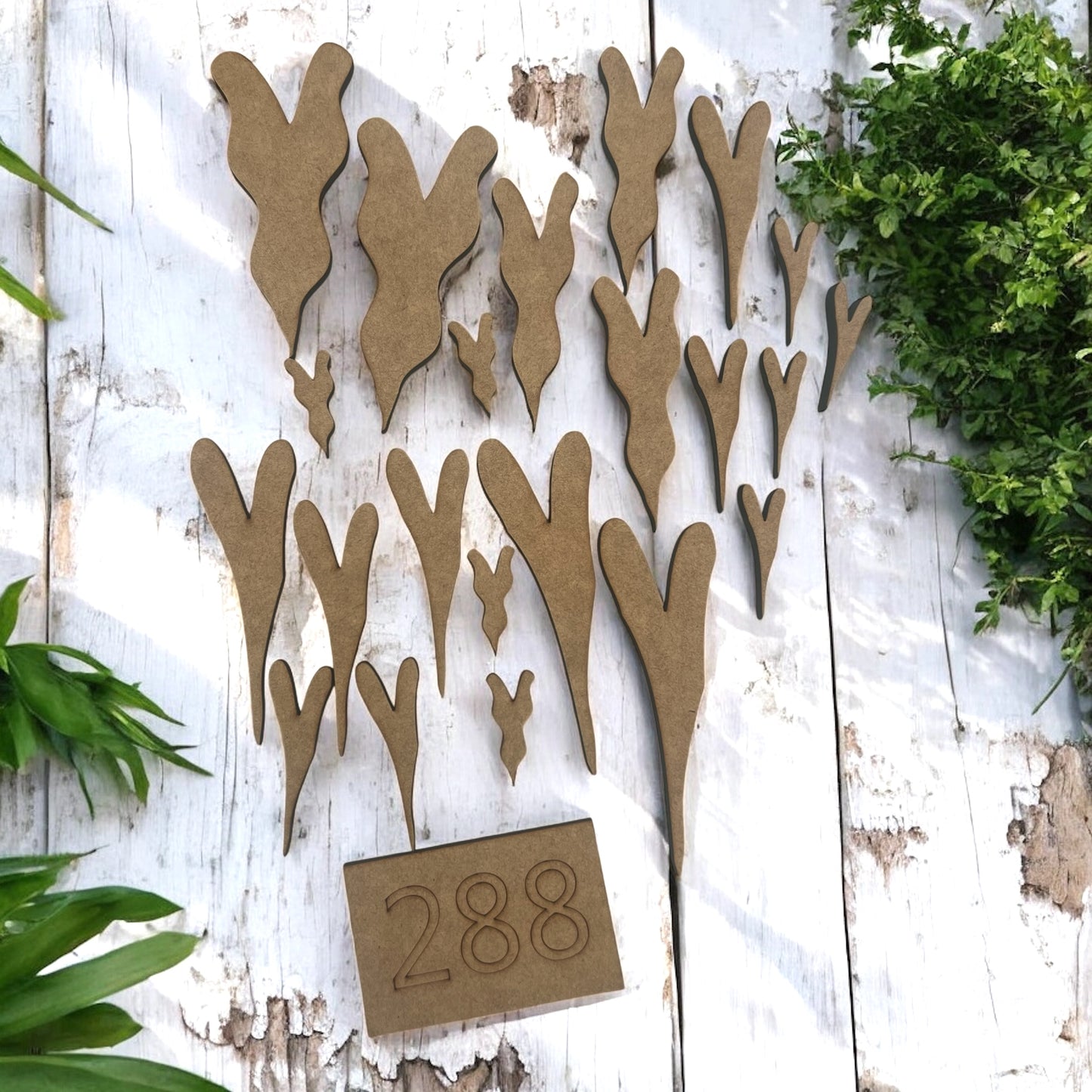 Wonky Heart Embellishment Kit A (21 pieces) #288