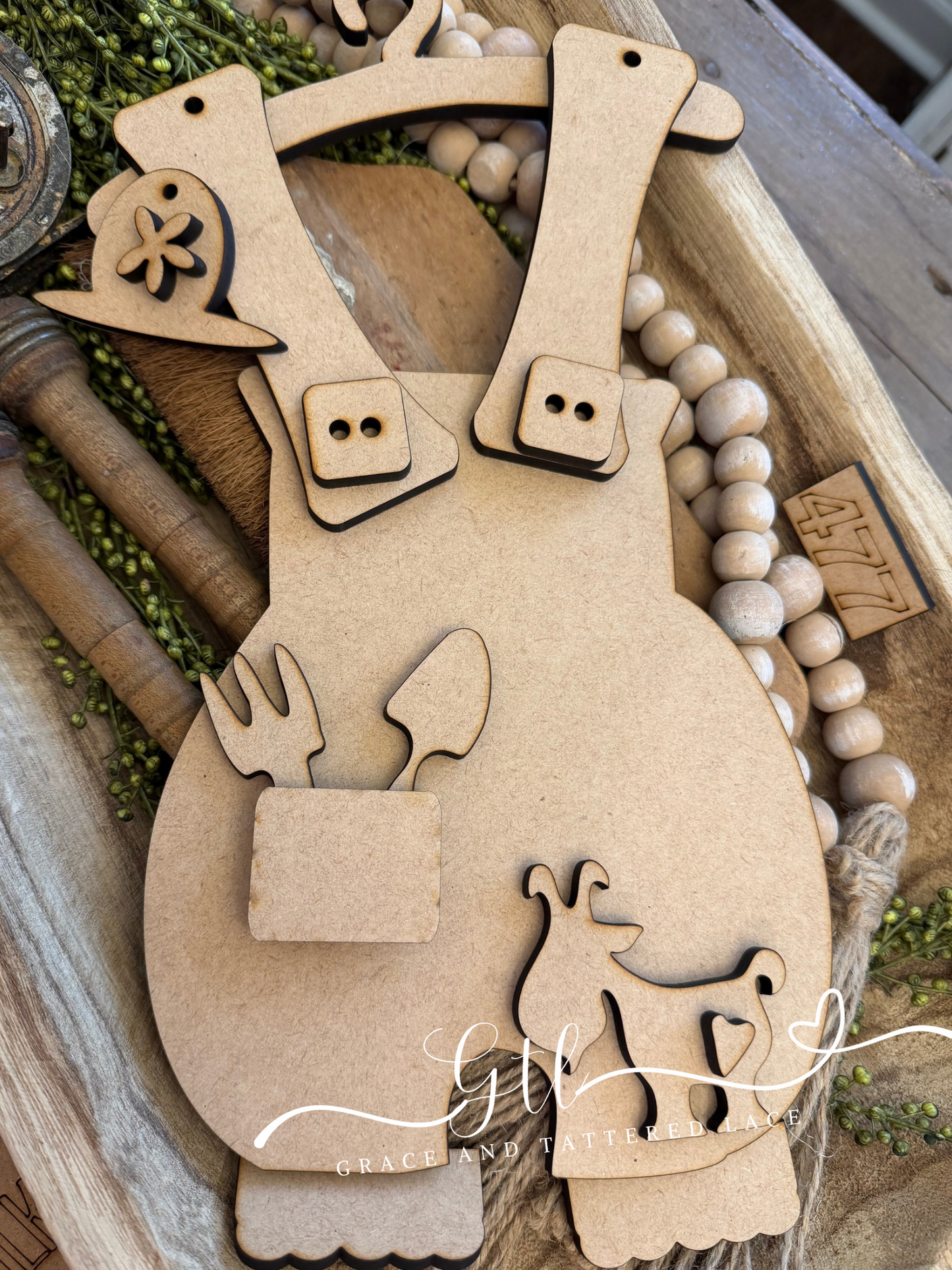 Goat Farmer Overalls DIY Kit #477