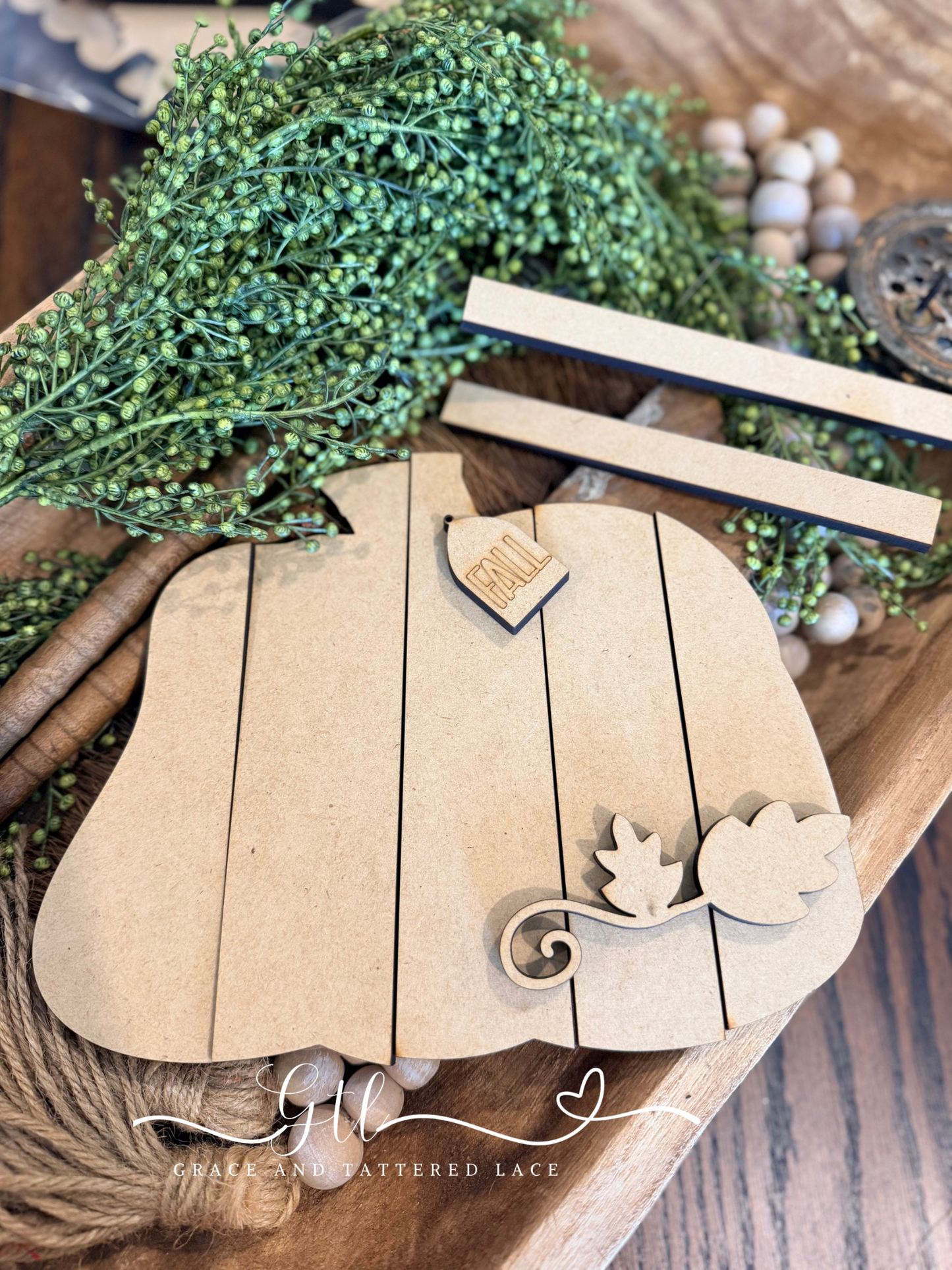 Wonky Scrap Wood Pumpkin DiY Kit 702