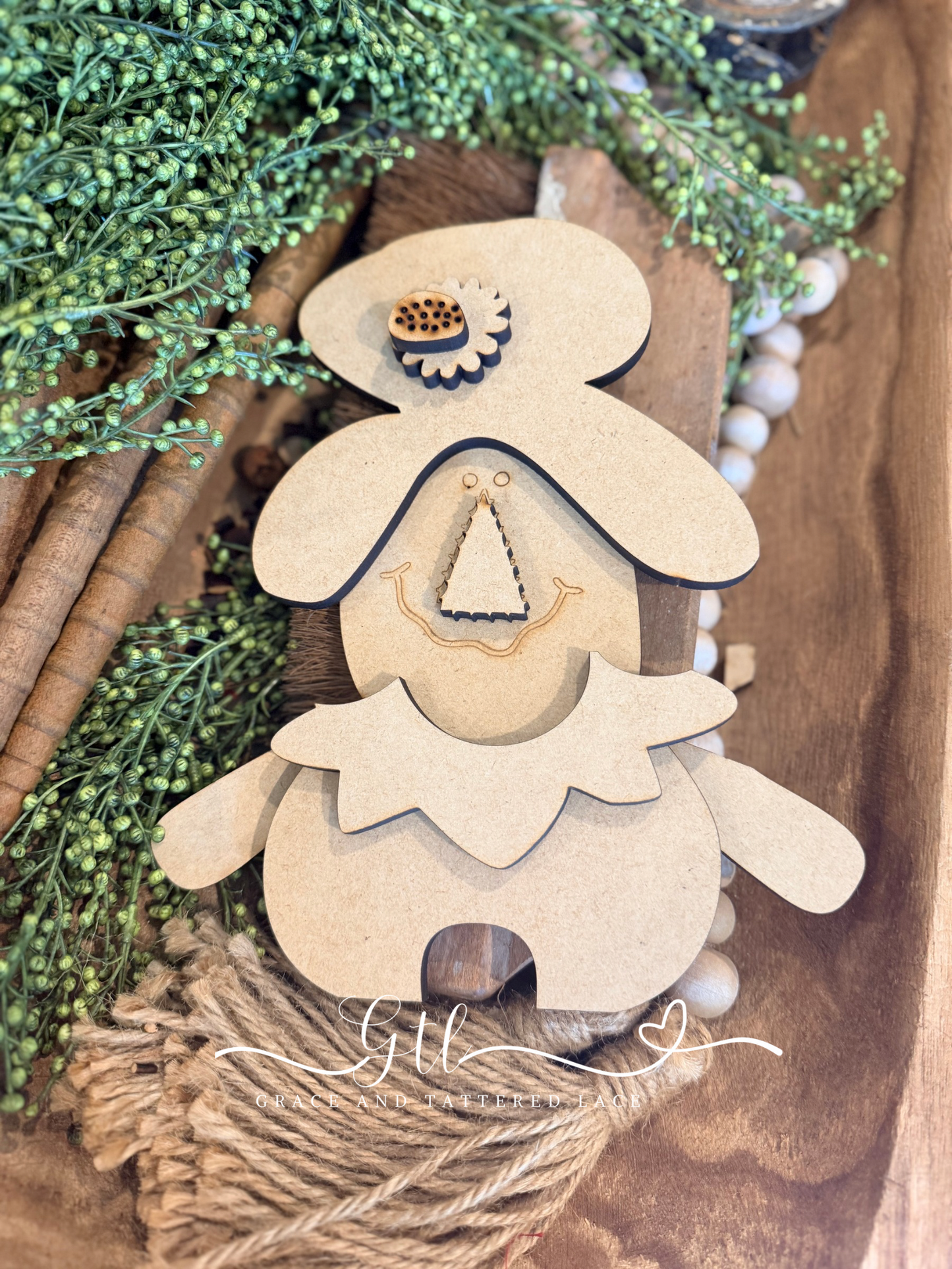 Wonky Whimsical Scarecrow Character 714