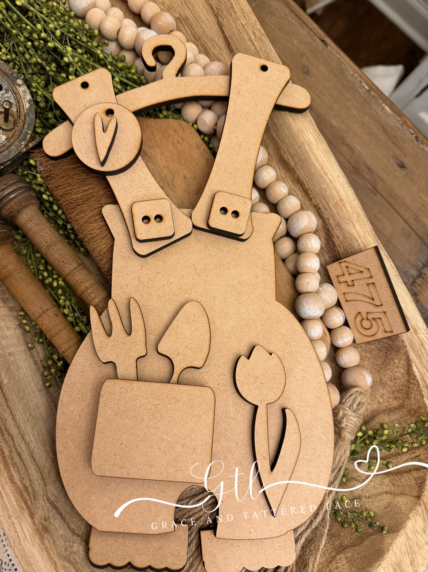 Spring Garden Overalls DIY Kit 475