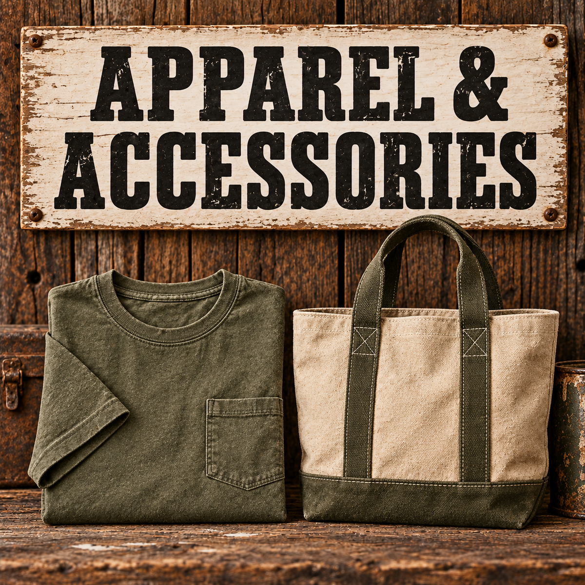 Apparel and Accessories rustic collection image