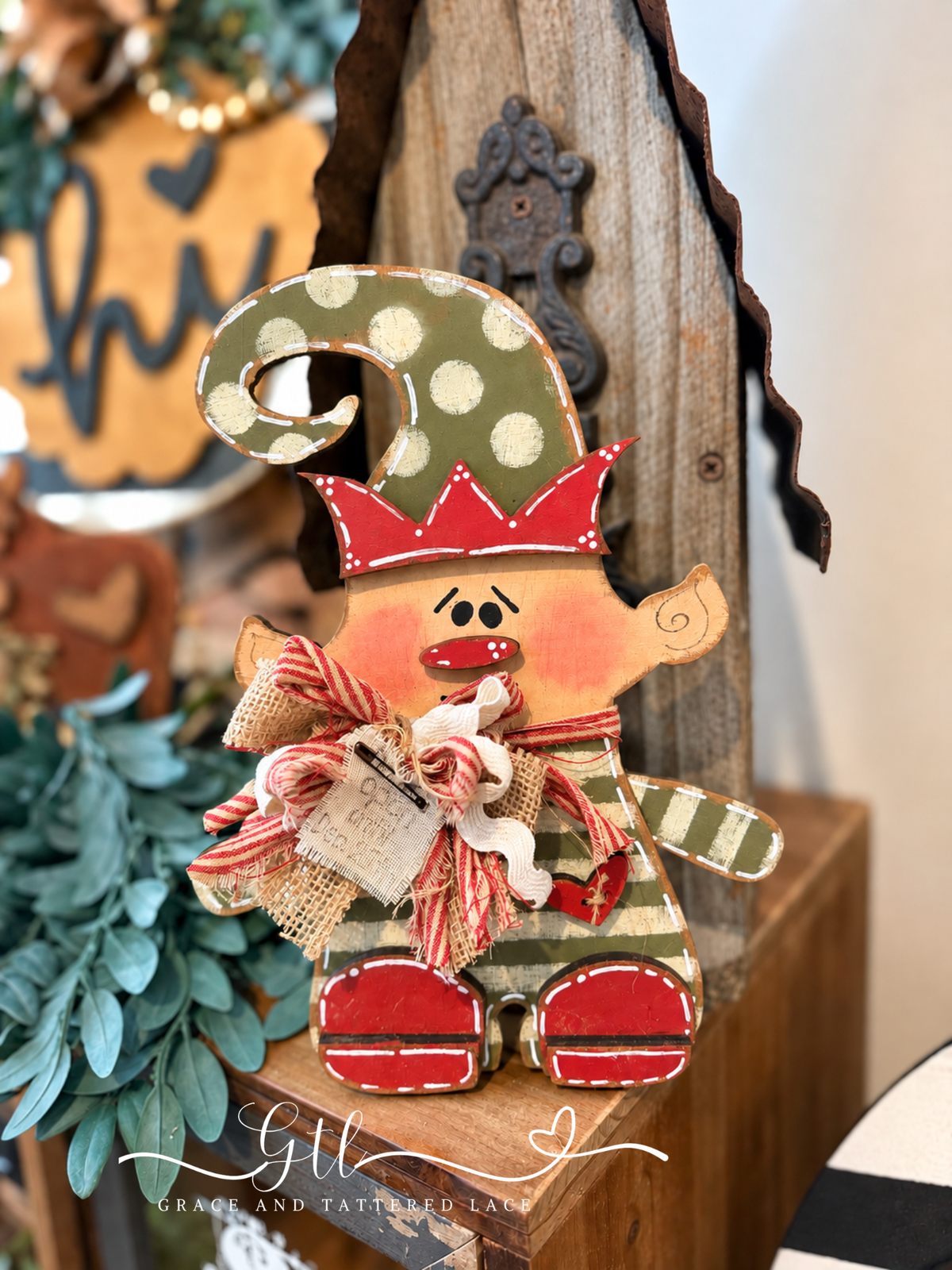 Wonky Little Elf Dude DIY Wood Kit 763
