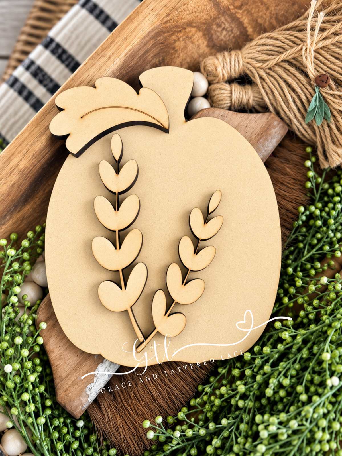Harvest Spring Pumpkin DIY Wood Kit 765