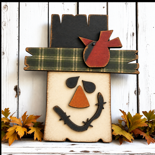 Wonky Jumbled Plank Scarecrow #228