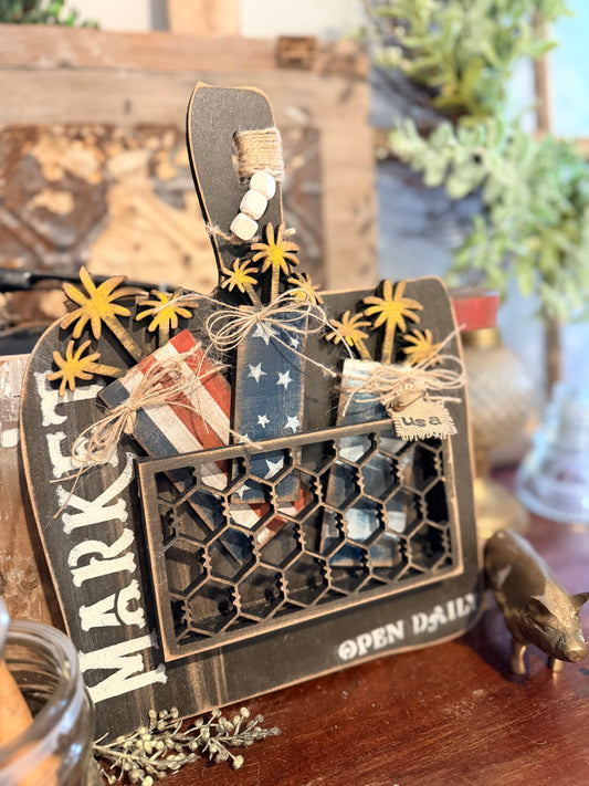 Firework Insert ONLY (Fits Faux Chicken Wire Cutting Board)#593