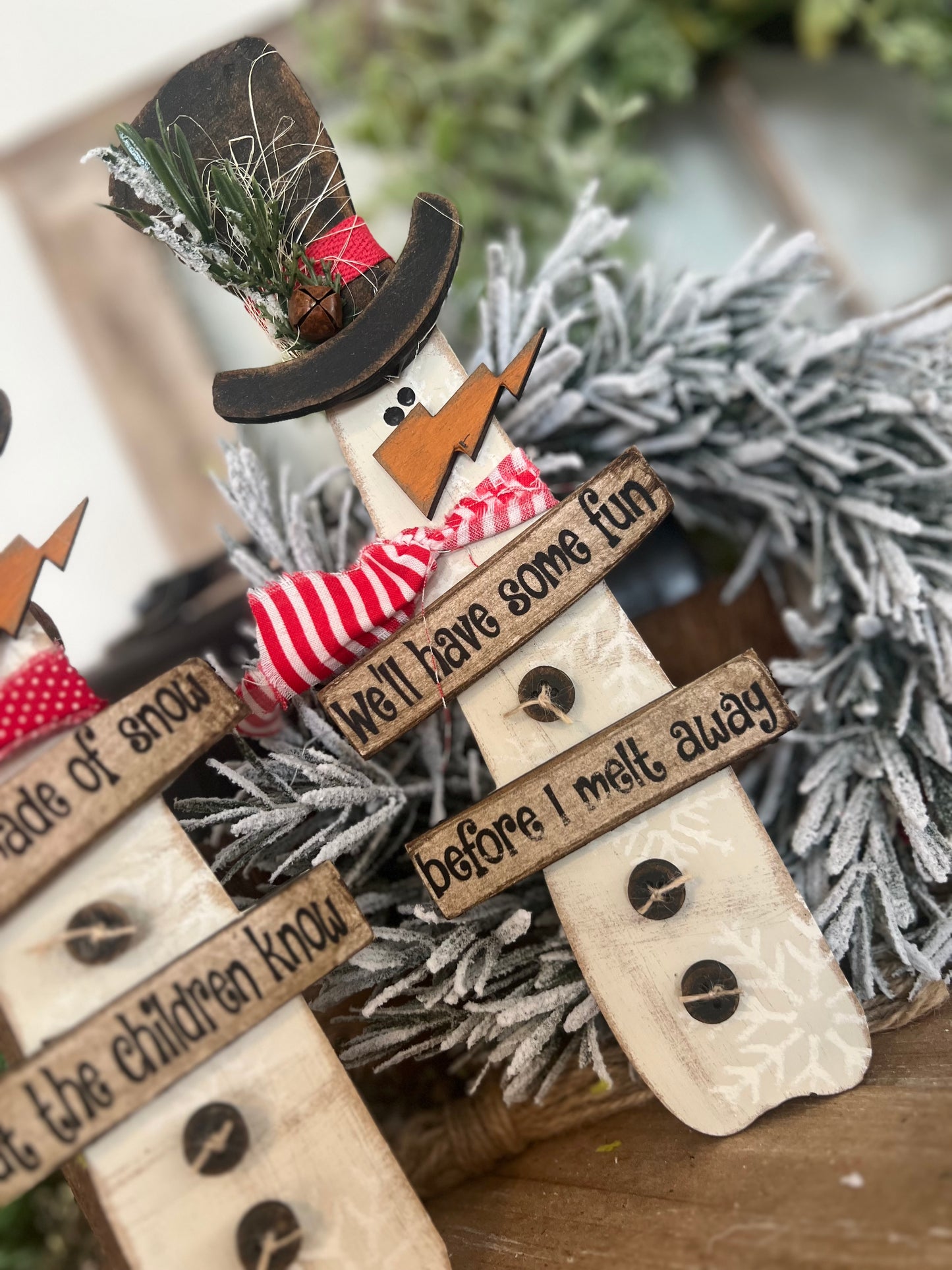 Wonky Snowman (2 pack-small) #248