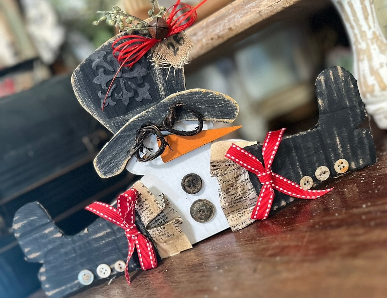 Wonky Snowman with Boots #339