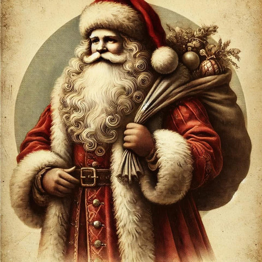 Vintage Santa DOWNLOAD PRINTABLE FREE
