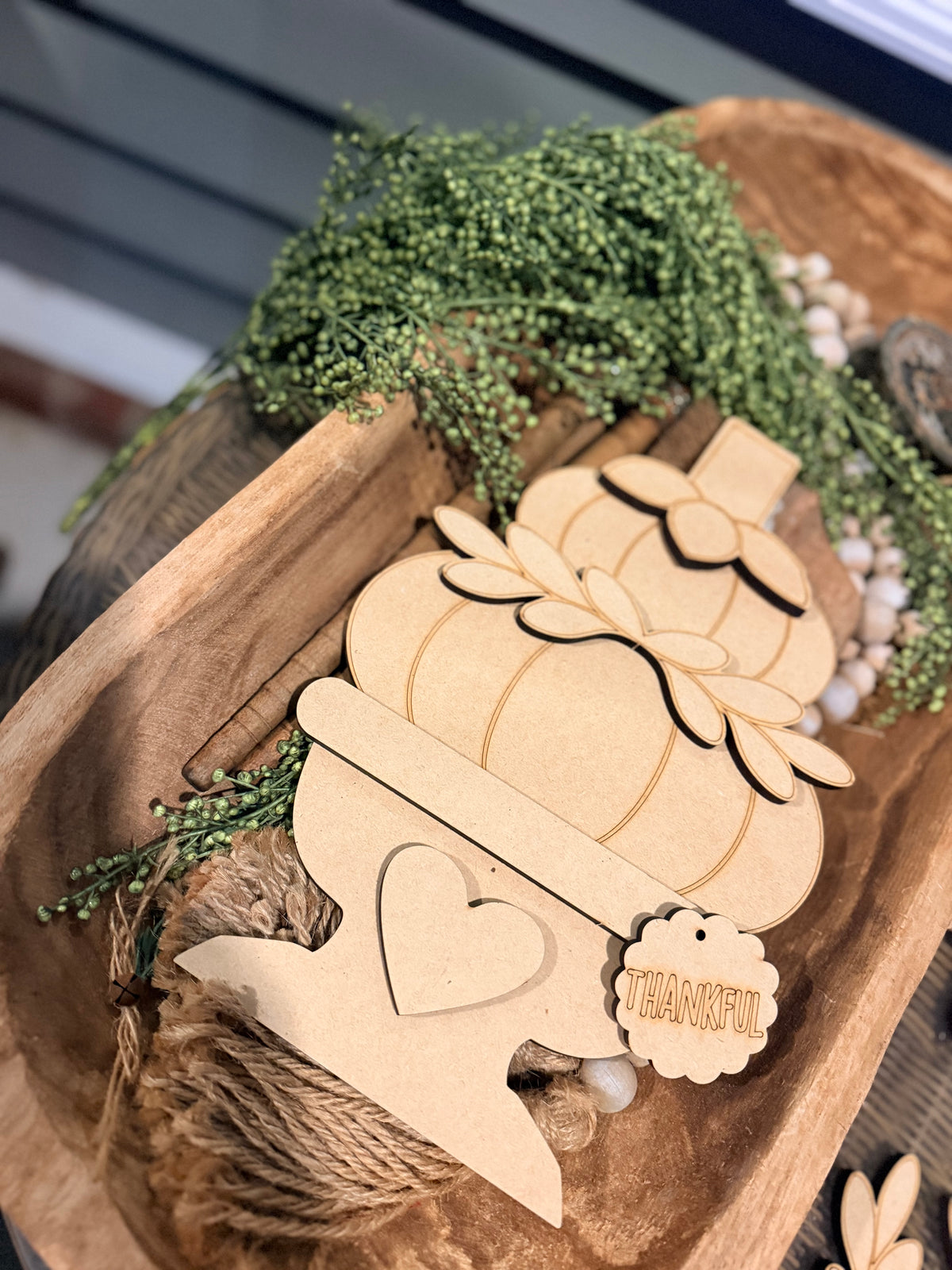 Whimsical Pumpkin Topiary DIY Wood Kit 791