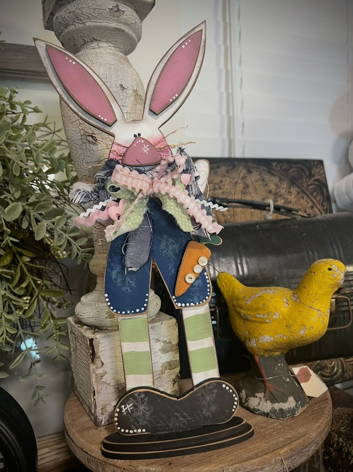 Wonky Bunny with Socks on a Stand DIY Kit #439