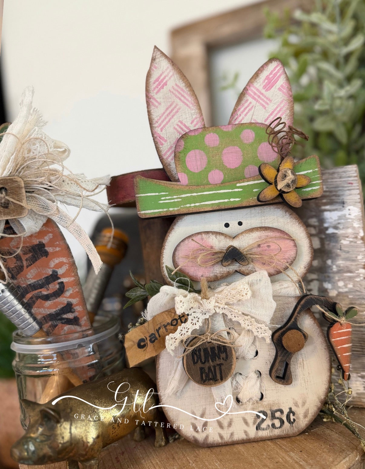 Wonky Stitched Bunny Bait #468