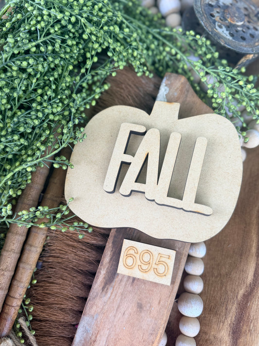 Wonky Rustic Fall Pumpkin Attachment 695