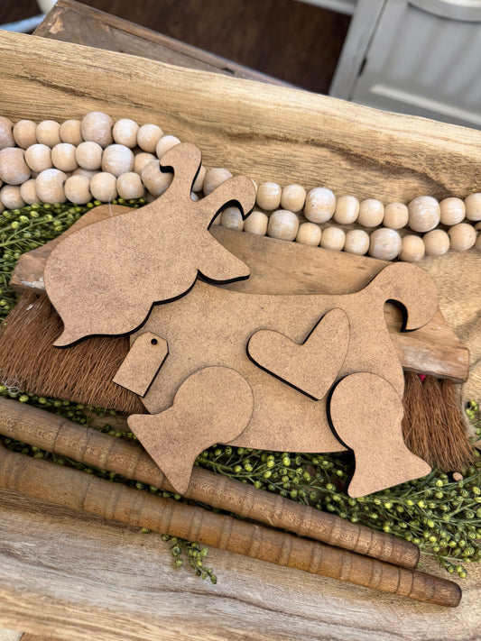 Wonky Chunky Goat ATTACHMENT for the Pull Toy #531B