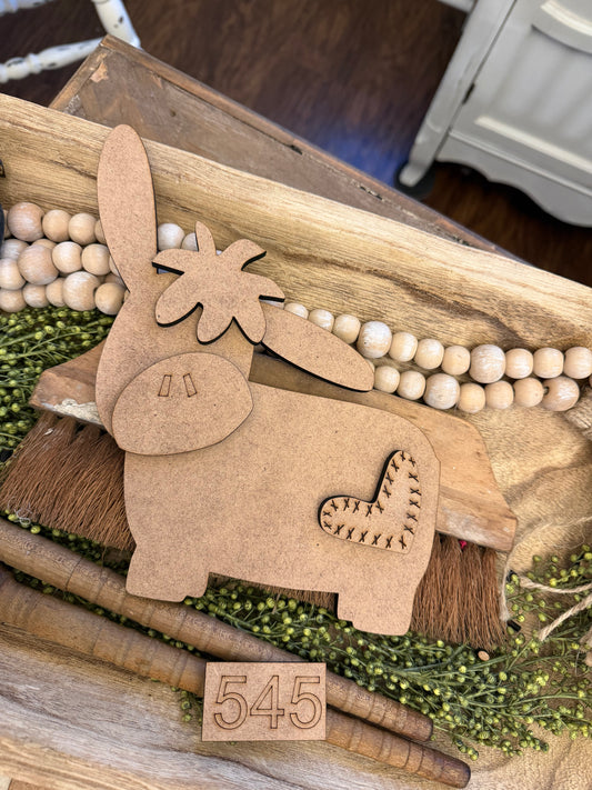 Wonky Donkey ATTACHMENT Pull Toy Cart Interchangeable #545B