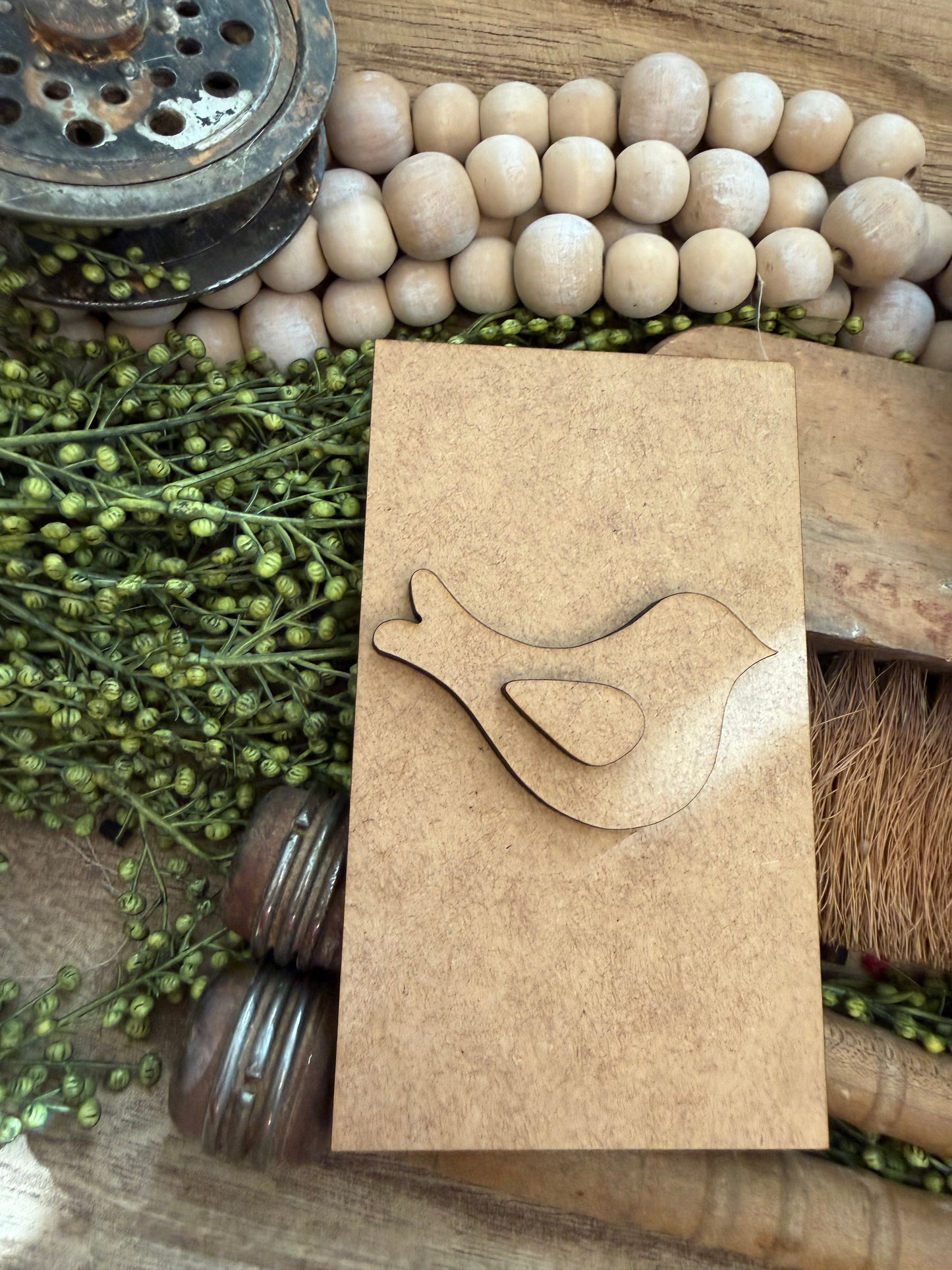 Tattered Bird Insert (interchangeable large) #561