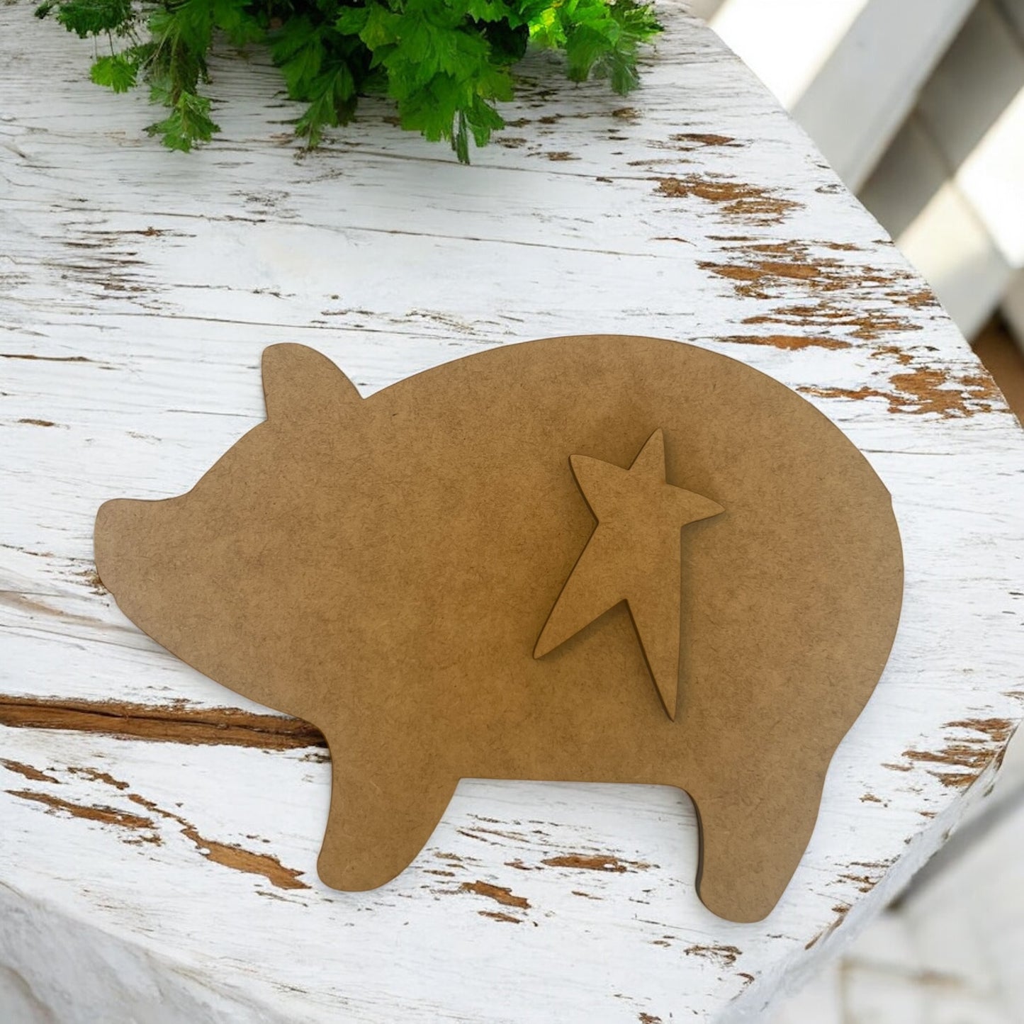 Pig with Star and Heart