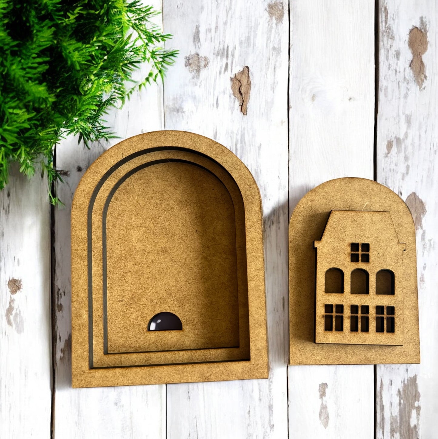 SMALL Salt House A-Double layer Oval Interchangeable Frame-INSERT ONLY