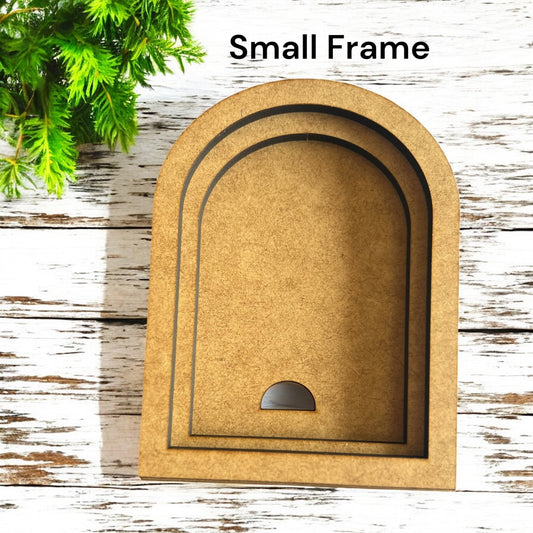 SMALL Double layer Oval Frame Interchangeable -Frame ONLY