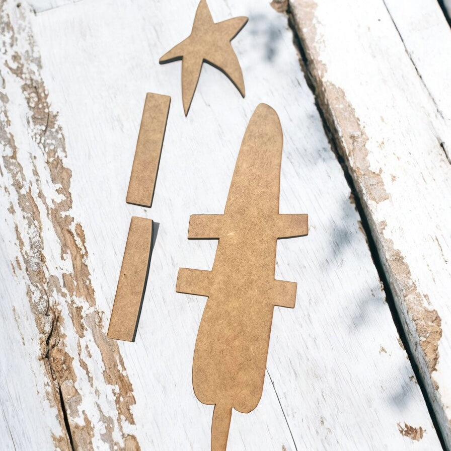 Wonky O’Christmas Tree with Star (large 12.5”)