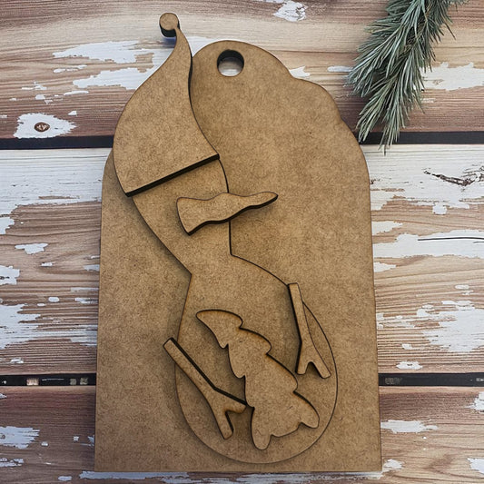 Wonky Snowman with Tree Tag (Item #200)