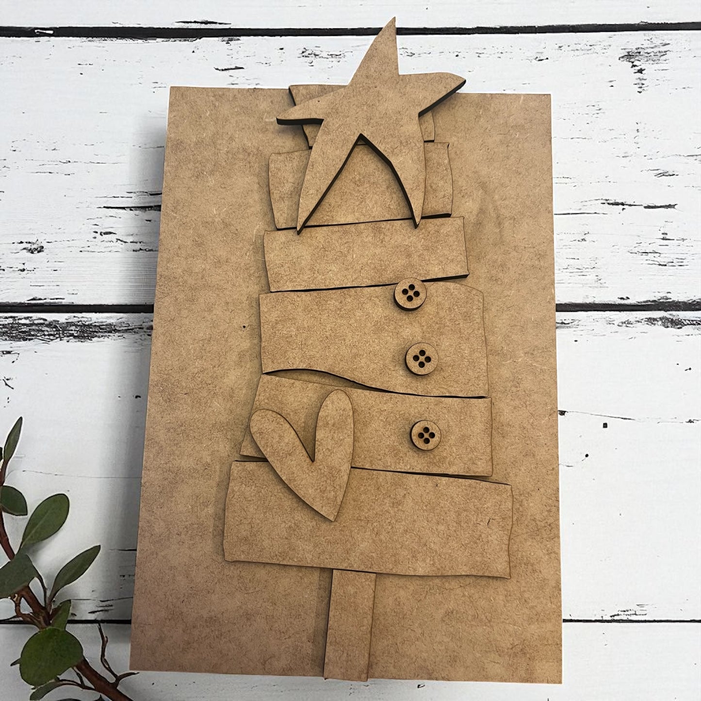 Chunky Scrap Wood Christmas Tree (#207)