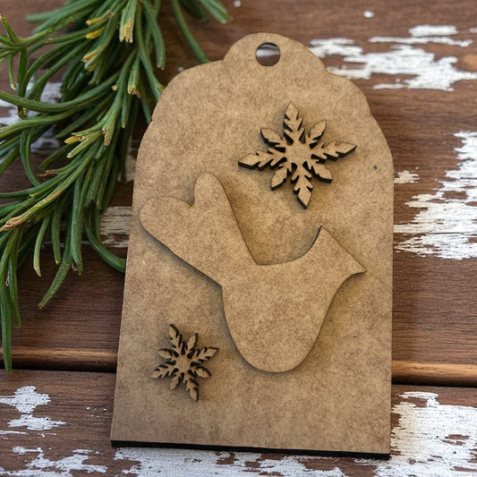Wonky Cardinal Tag