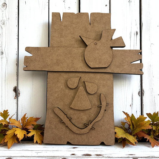Wonky Jumbled Plank Scarecrow #228