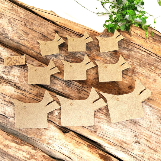 Wonky Square Crow/Bird Embellishment Kit #230