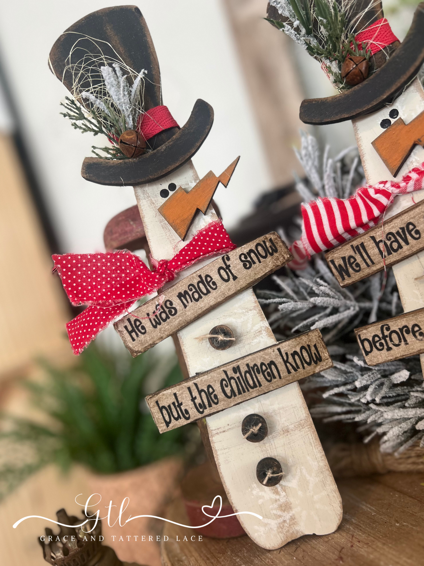 Wonky Snowman (2 pack-small) #248